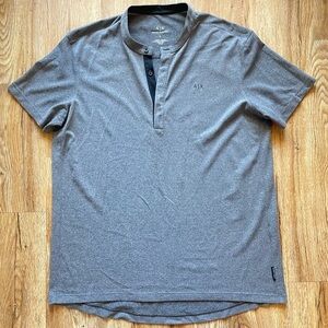 Armani exchange elegant Men's Gray Polo Shirt